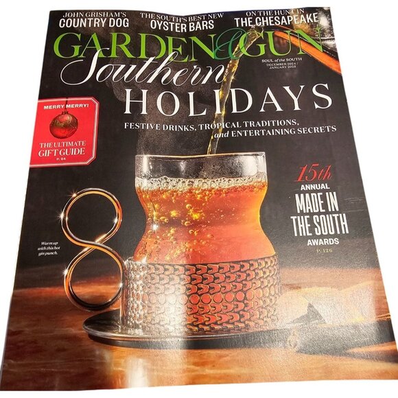 Garden and Gun Magazine Southern Holidays December 2024 / January 2025 Festive - Picture 1 of 5